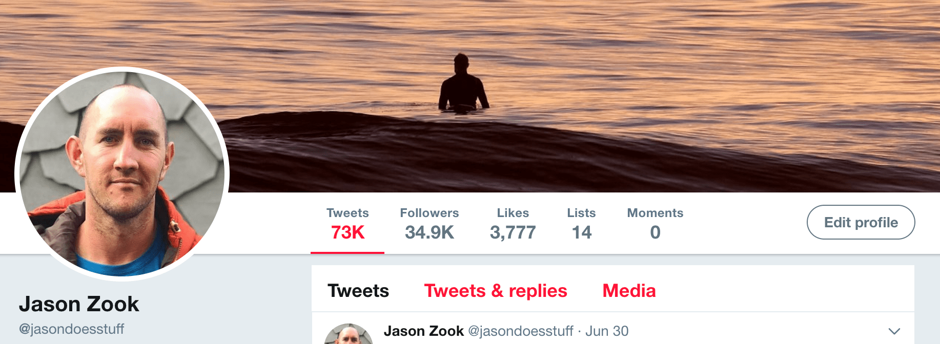 Jason Zook @jasondoesstuff Twitter