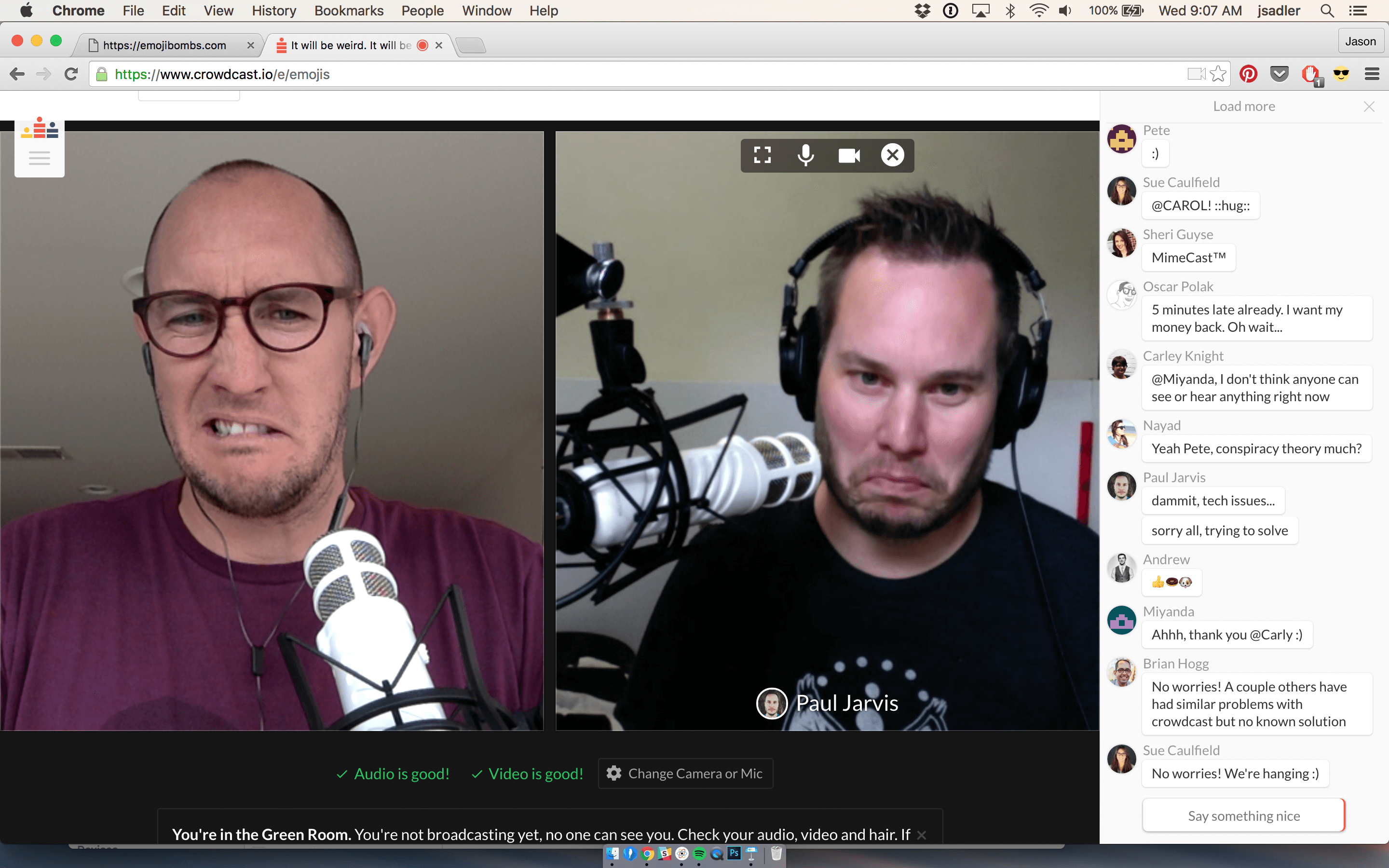 Crowdcast for Emojibombs