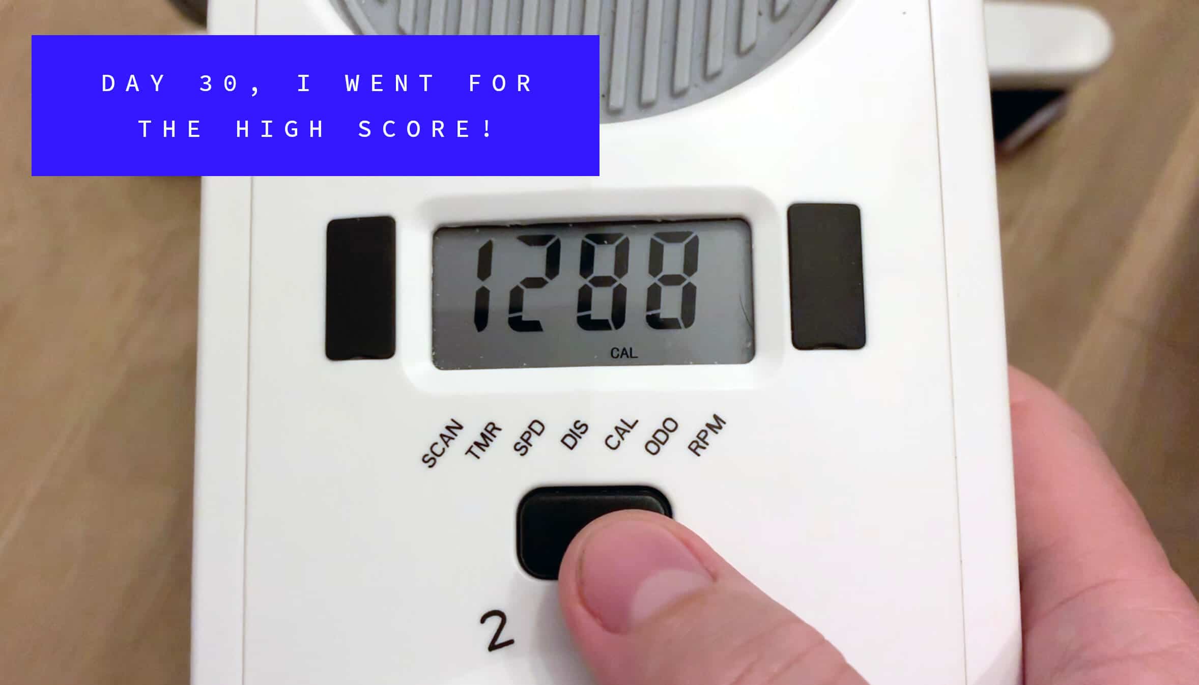 1,288 calories burned in one day of biking