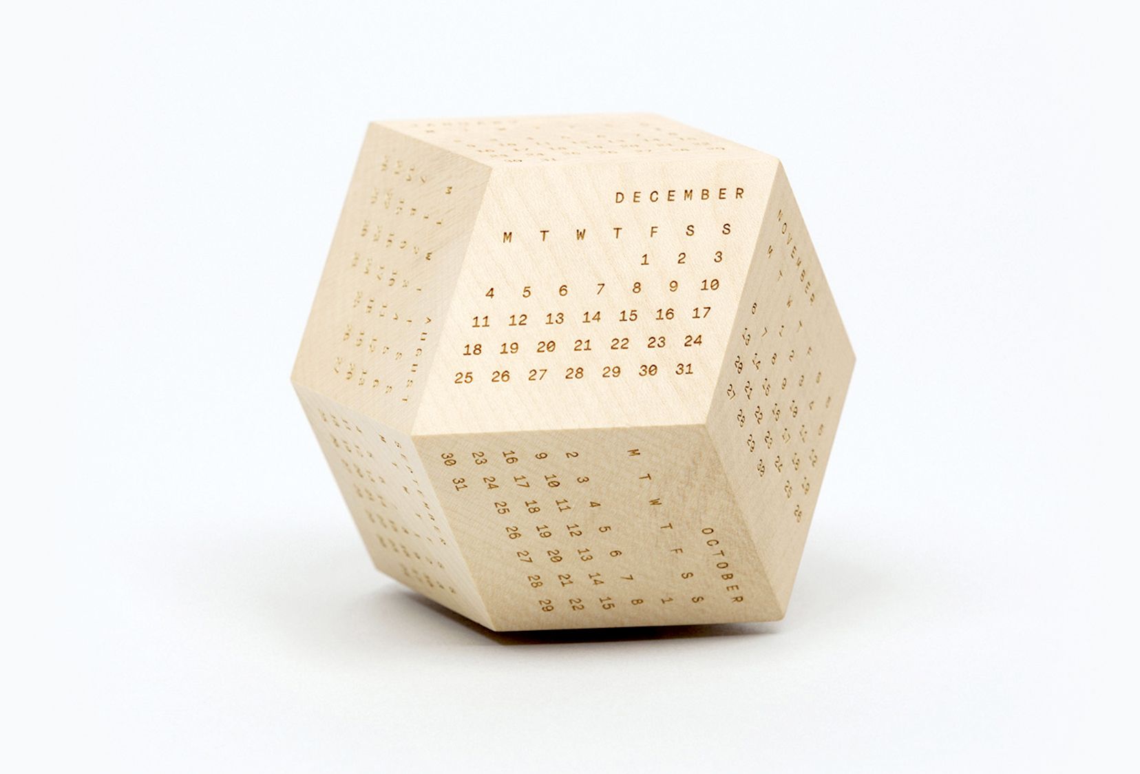 Dodecal Desk Calendar