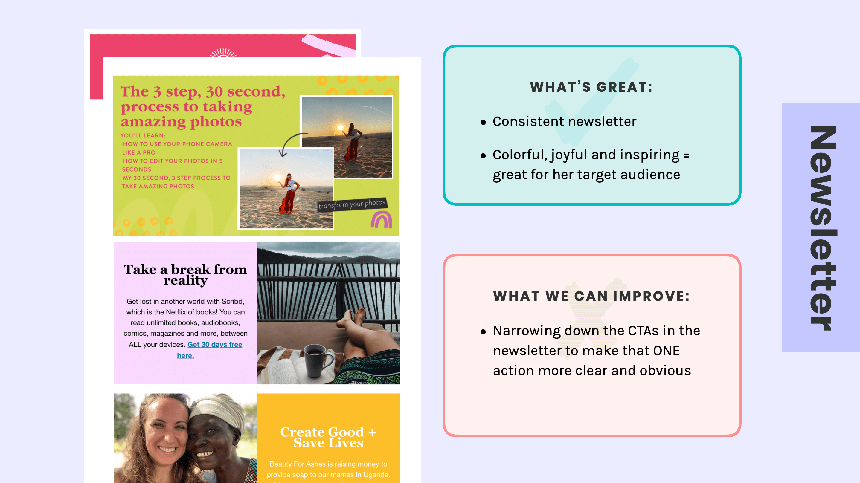 Write a consistent email newsletter to grow your audience