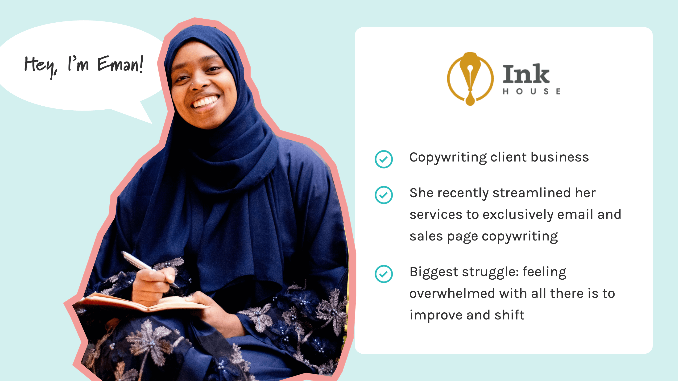 Meet Eman, from InkHouse