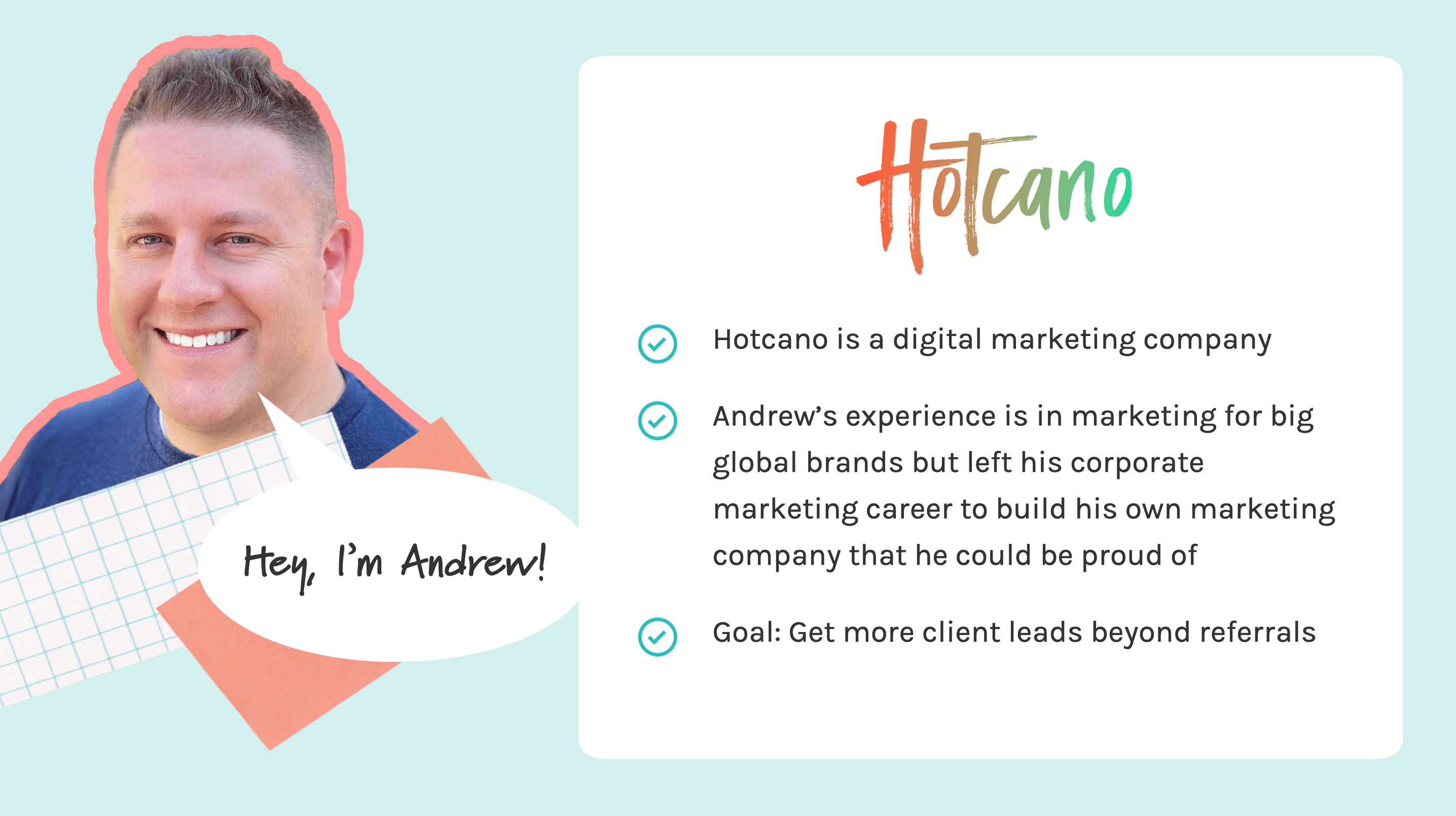 Meet Andrew, from Hotcano