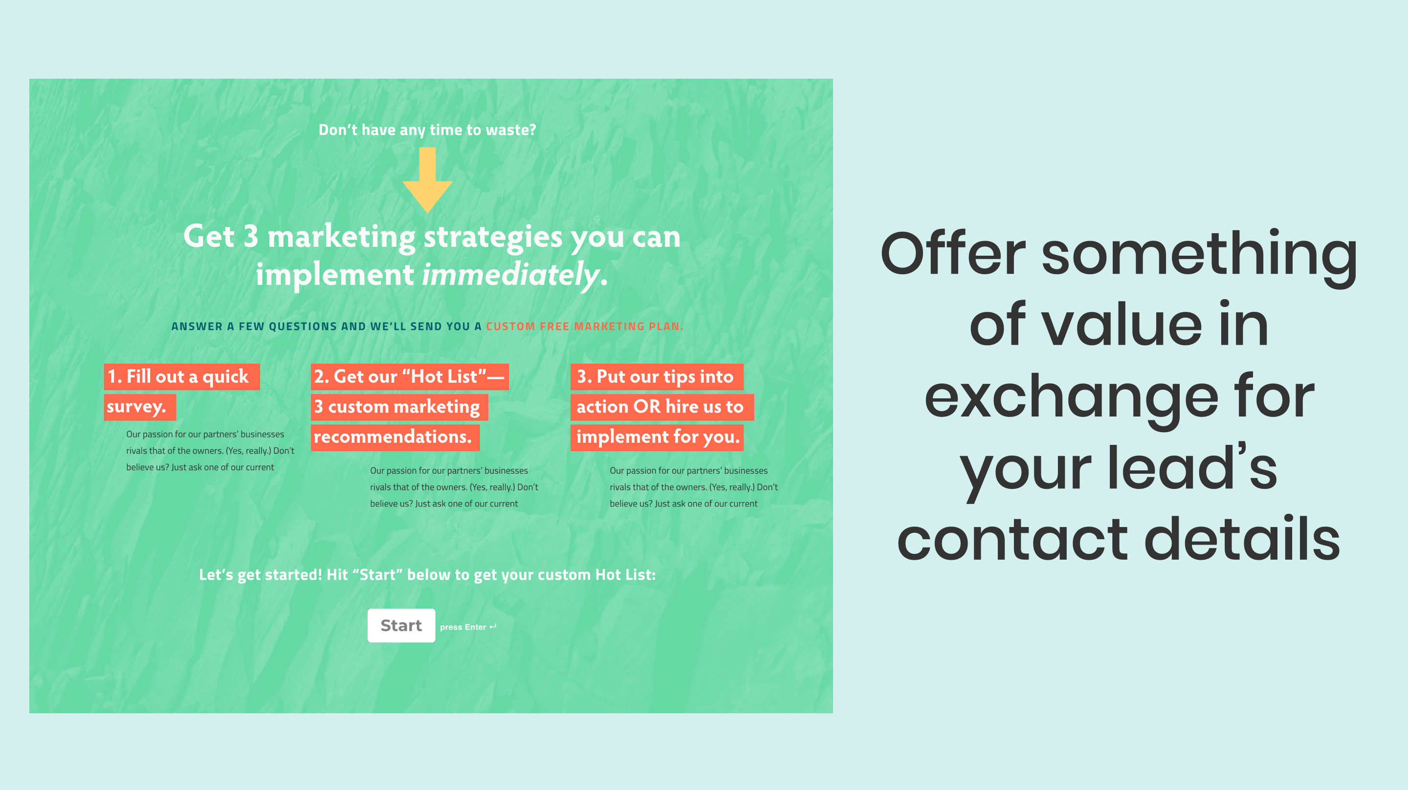 Hotcano Survey Marketing Bridge