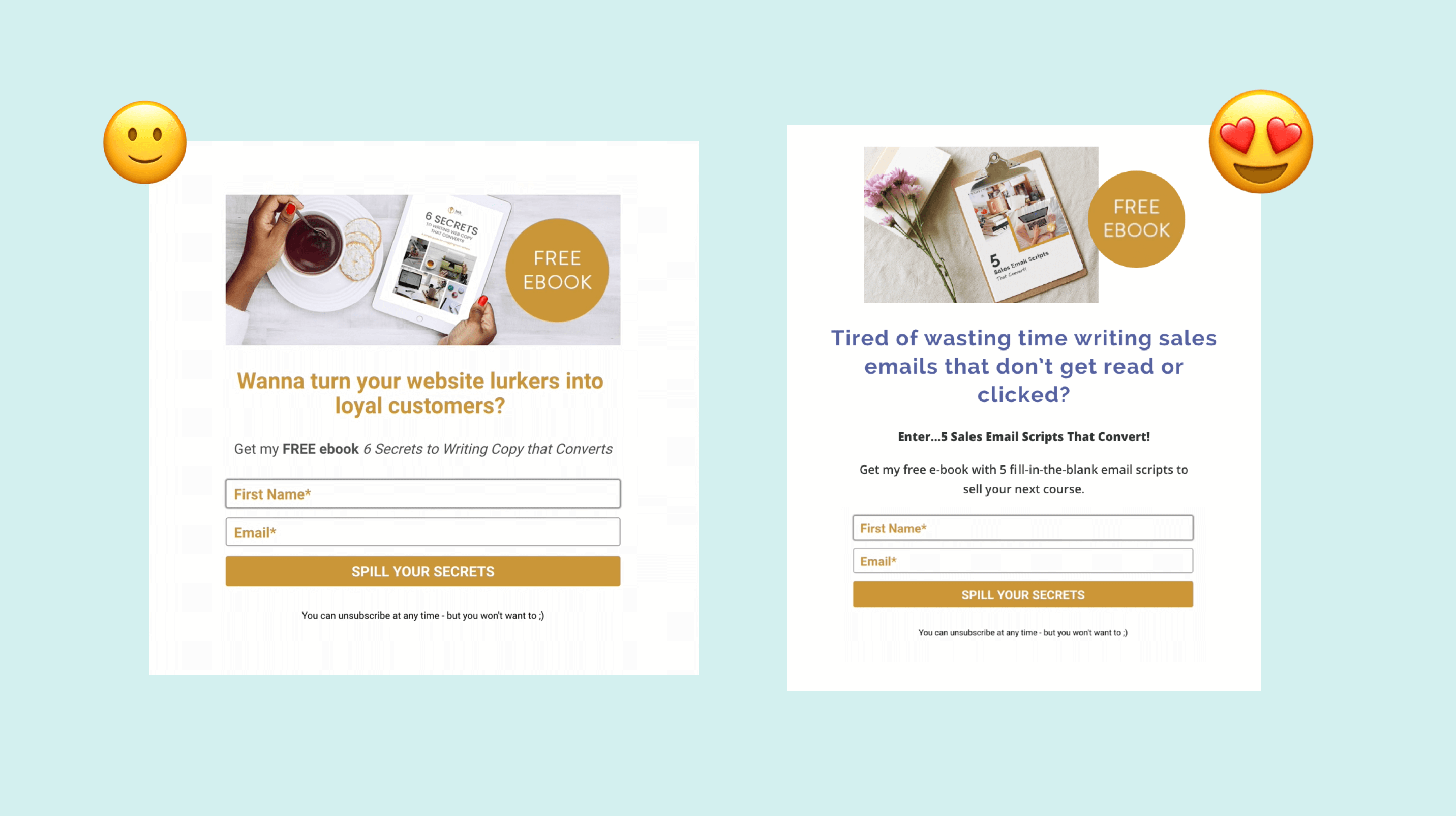 When creating lead magnets make sure to get specific