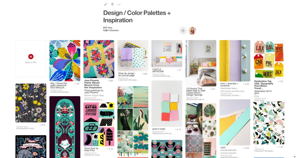 Acrylic painting board on Pinterest