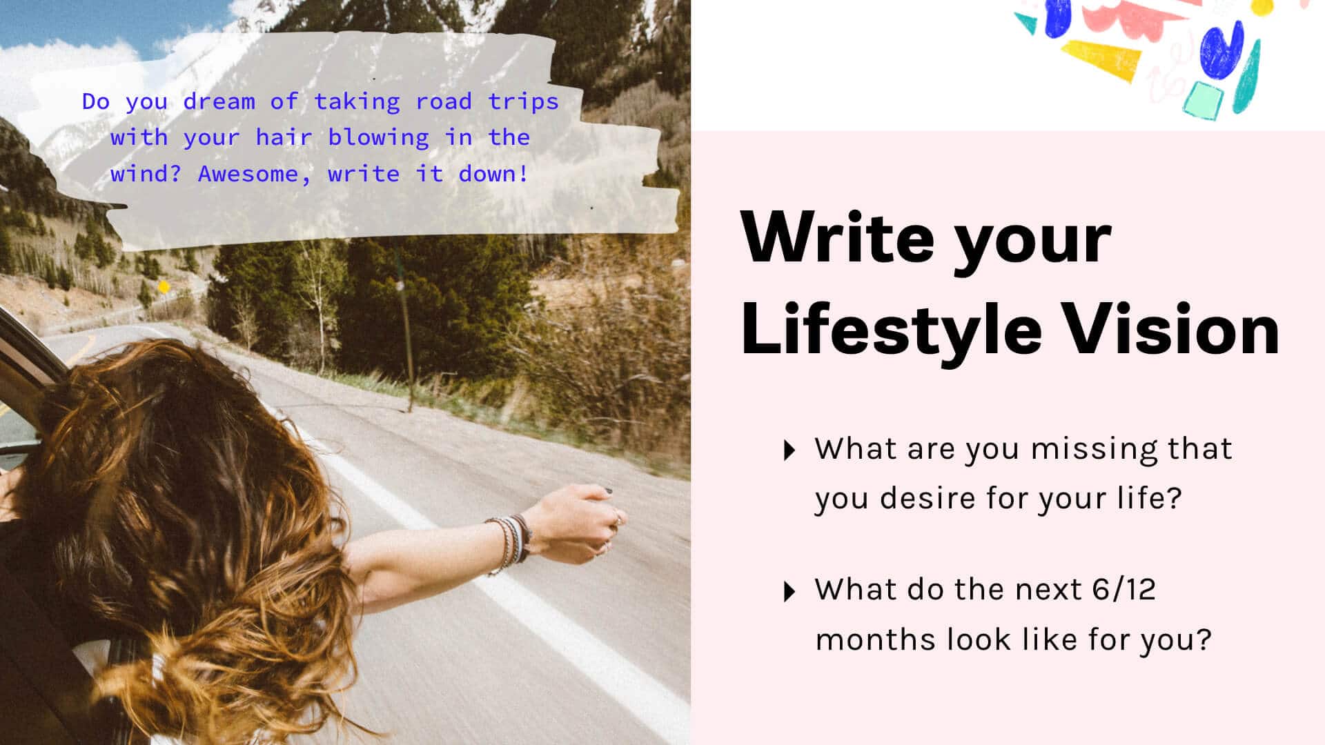 Write your own Lifestyle Vision