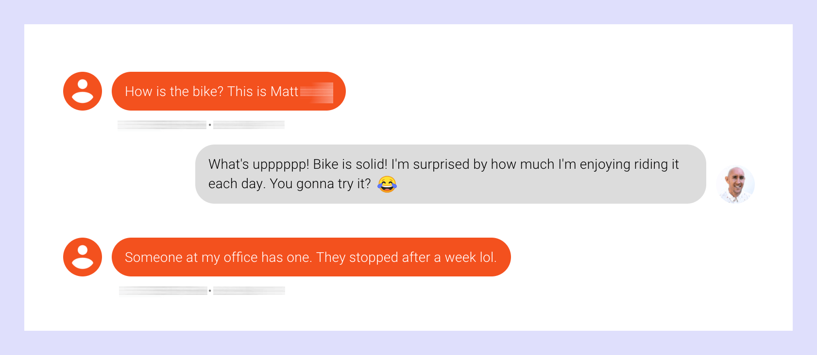 Other people tried to bike