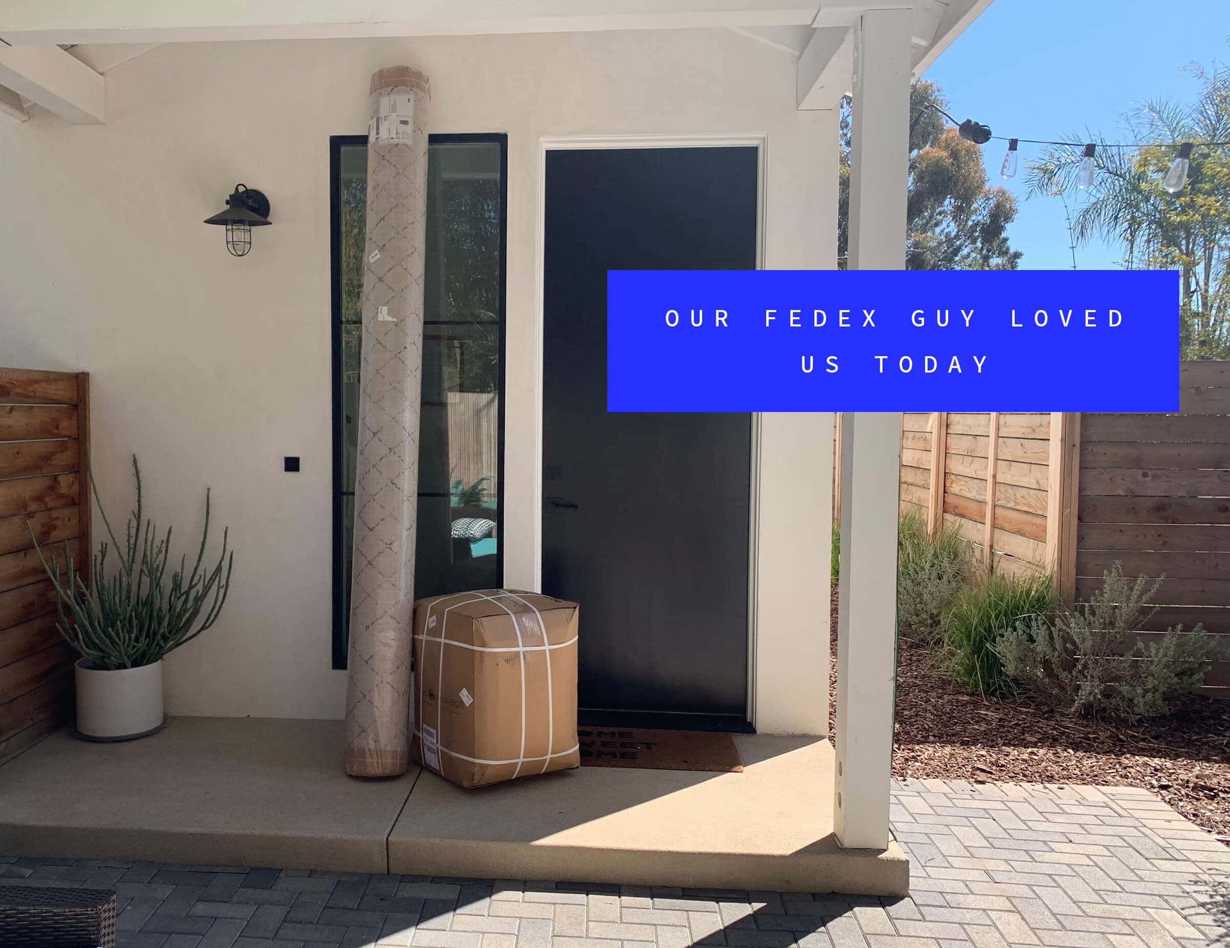 New things arriving for our move