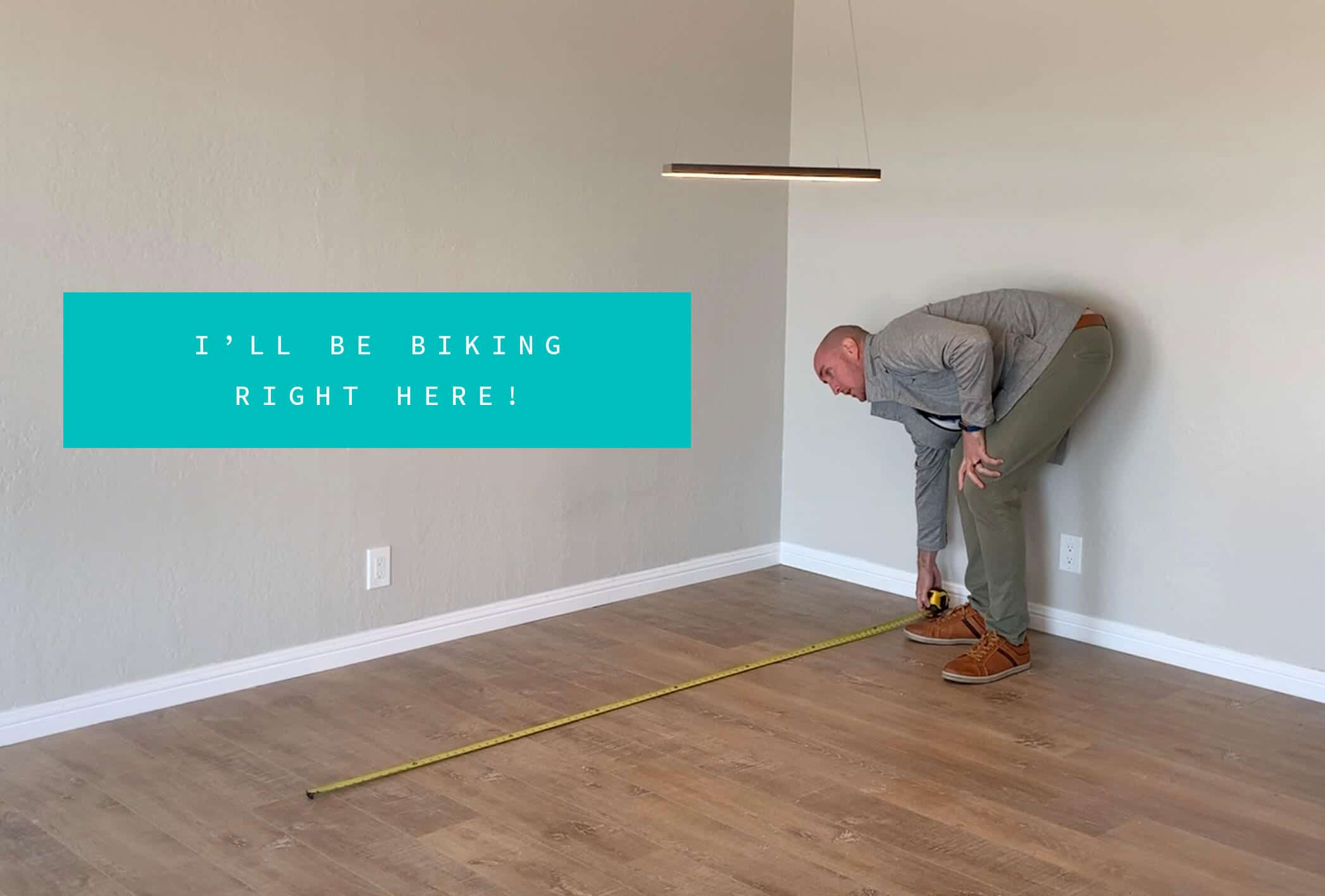 Measuring where my desk will go