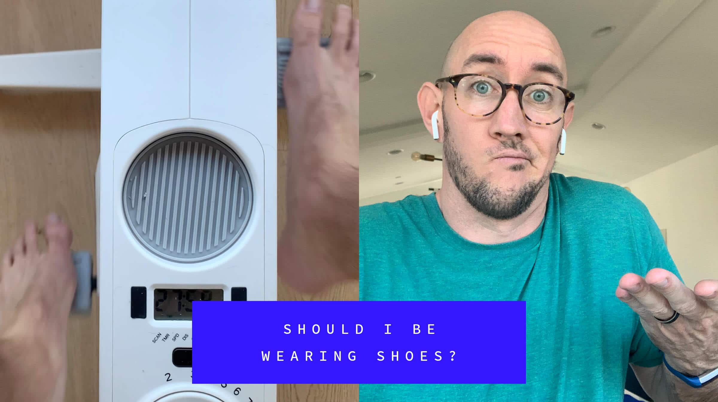 Should I be wearing shoes while riding?