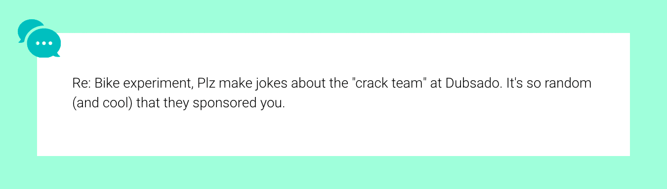 Dubsado crack team pun is punny