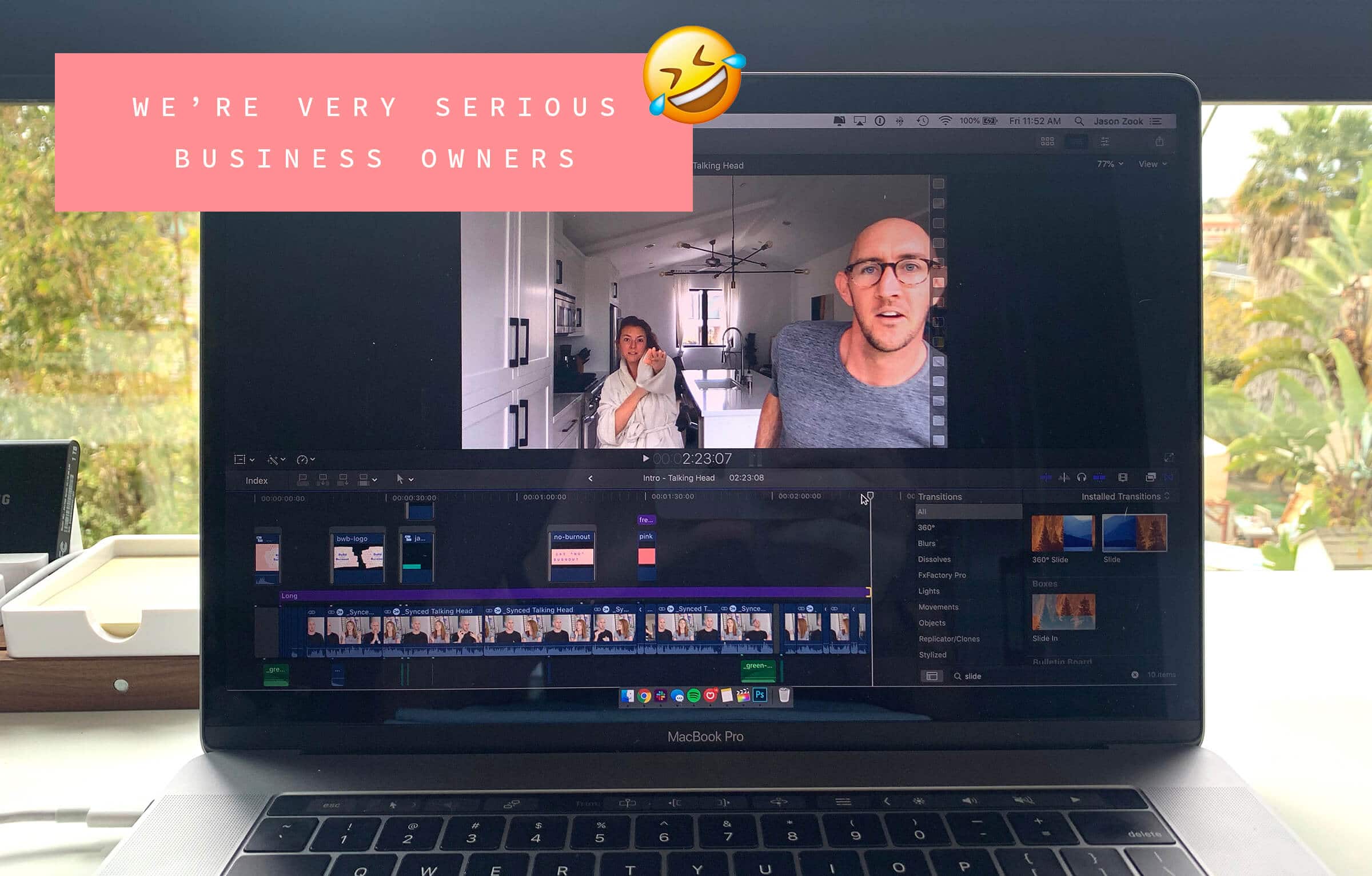 We take online business seriously