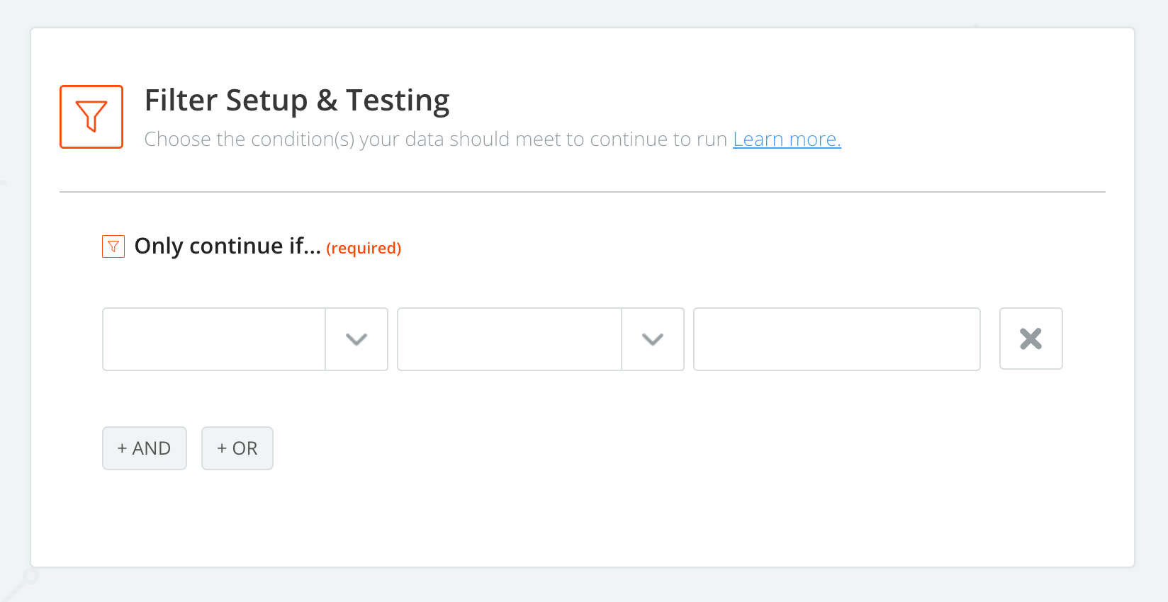 Only Continue If in Zapier for Bumpsale